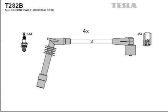 Set fise bujii Z16SE TESLA